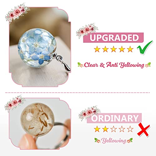 YIEHO 500g UV Resin Kit-Bulk Crystal Clear Hard UV Fast Curing Epoxy Resin Supplies with Mat for Craft Jewelry Making YIEHO