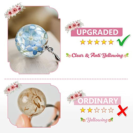 YIEHO 500g UV Resin Kit-Bulk Crystal Clear Hard UV Fast Curing Epoxy Resin Supplies with Mat for Craft Jewelry Making YIEHO