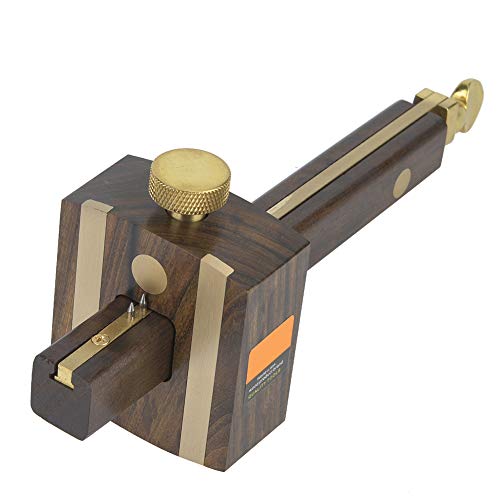 Mortise Gauge Woodworking Marking Gauge 8 inch Sliding Mark Scraper Marker Measuring Tool Adjustable Head Meter Carpentry Carpenter Accessories FTVOGUE