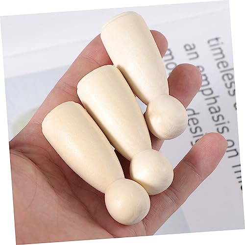 KONTONTY Unfinished Wooden Dolls s en Unfinished Wood Peg Dolls KONTONTY