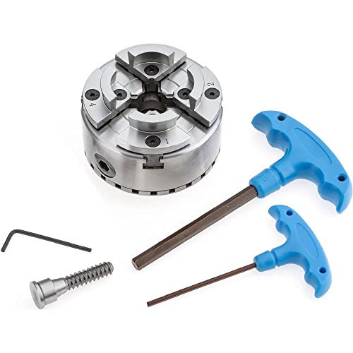 Grizzly Industrial H6267 - 4 Jaw Wood Chuck 1-1/4" x 8 TPI Grizzly Industrial