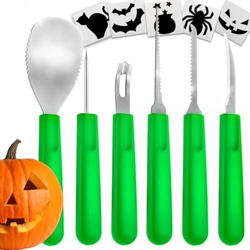 Halloween Pumpkin Carving Kit Case - Complete Pumpkin Carving Set With Saw Pumpkin Carving Knife - Halloween Pumpkin Carving Tools - Multipurpose Bright Hobby