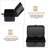 GANAZONO Metal ToolBox - Heavy Duty Portable Tool Box with Handle - Solid Metal Locking Latches - Scratch Resistant Finish Heavy Duty Tin Tool Box GANAZONO