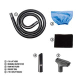 Vacmaster, VP205, 2.5 Gallon 2 Peak HP Portable Wet/Dry Shop Vacuum, Blue Vacmaster