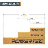 POWERTEC 71002 Abrasive Cleaning Stick for Sanding Belts & Discs | Natural Rubber Eraser - Woodworking Shop Tools for Sanding Perfection POWERTEC