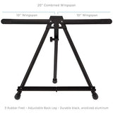 Bob Ross Master Artist Oil Paint Set Bundle with Aluminum Table Easel (2 Items) Jerry's Artarama