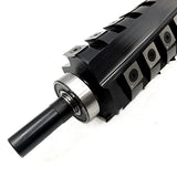 WONENGDA - 6" Woodworking Tool Spiral Cutter Head and Helical Cutterhead for Grizzly Jointer, 4 Rows 26 Inserts WONENGDA