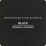 General Finishes Water Based Wood Stain, 1 Pint, Black General Finishes