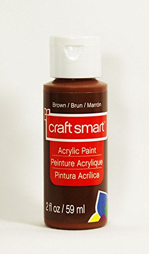 Craft Smart Acrylic Paint 2 Fl.oz. 1 Bottle Brown - WoodArtSupply