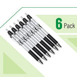 Mr. Pen No Bleed Pens, Bible Pens, Fine Tip, Black, Pack of 6 Mr. Pen