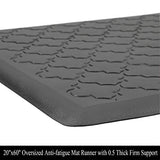 HEBE Kitchen Mat Cushioned Anti Fatigue Floor Mat Runner 20"x60" Non Slip Kitchen Mats for Floor Waterproof Kitchen Rugs and Mats Ergonomic Comfort HEBE