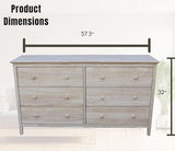 International Concepts Dresser with 6 Drawers, Unfinished IC International Concepts