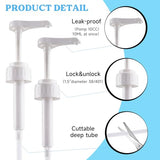 LET’S Resin Gallon Pump Dispenser, 10CC 2Pcs Heavy-Duty Leak Proof Resin Pump Dispenser,BPA Free 38/401Resin Accessories for Dispensing Resin, LET'S RESIN