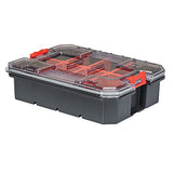 CRAFTSMAN VERSASTACK Storage Organizer, Small Parts Organizer, 8 Compartments, Lid Includes Secure Latch (CMST17827) Craftsman