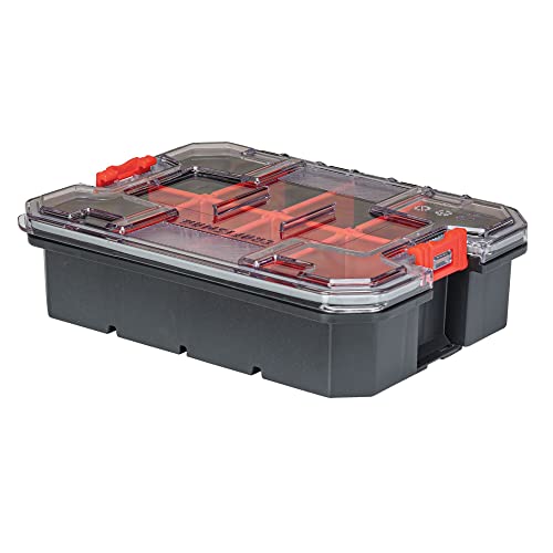 CRAFTSMAN VERSASTACK Storage Organizer, Small Parts Organizer, 8 Compartments, Lid Includes Secure Latch (CMST17827) - WoodArtSupply