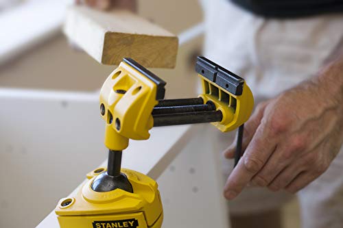 Stanley 1-83-069 MaxSteel Multi Angle Hobby Vice, Yellow/Black Stanley