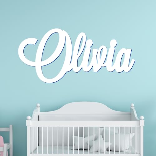 Wooden Custom Name Sign, Nursery Name Sign, Family Name Signs, Choice of Size & Fonts! Generic