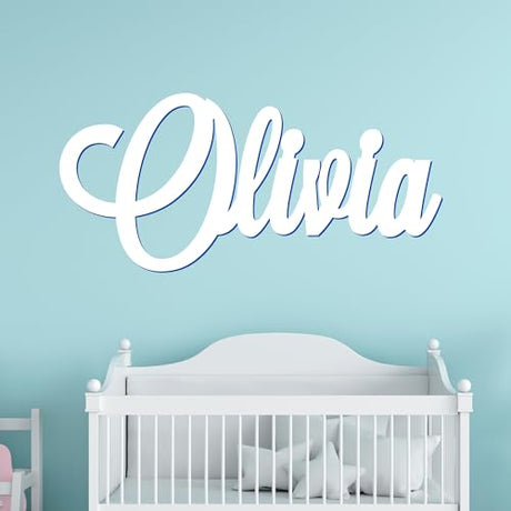 Wooden Custom Name Sign, Nursery Name Sign, Family Name Signs, Choice of Size & Fonts! Generic