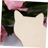 TEHAUX Unfinished Wood Cutouts Unfinished Wood Ornaments Wood Chips for Crafts Sawdust Wooden Bamboo TEHAUX