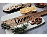 Personalized Marble and Wood Cutting Board Custom Cutting Board Charcuterie Board Christmas Anniversary Wedding Gift Bridal Shower Gift Engagement WoodArtSupply