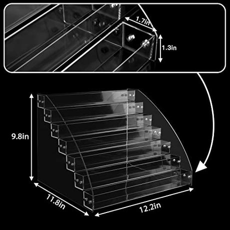 7 Layers Acrylic Paint Organizer Paint Holder Perfect for Craft Hobby Paint Storage, Acrylic Paint Storage, Craft Paint Storage, Paint Rack for 2 oz Homakover