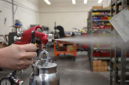 Astro Pneumatic Tool 4008 Spray Gun with Cup - Red Handle 1.8mm Nozzle Astro Pneumatic Tool