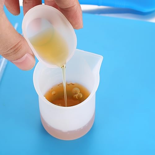 8pcs Silicone Measuring Cups For Resin 100ml 10ml - Nonstick
