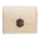 BESPORTBLE 1pc Box Wooden Jewelry Box containers with lids Jewelry Chest Desktop Holder Unfinished Wooden Treasure Chest Jewelry Wooden Case Jewelry BESPORTBLE