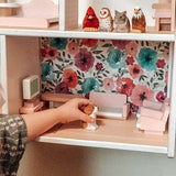 Bald Eagle Figurine Small Wood Bird Statue Art Carving Decoration Miniature Animal Cake Topper Selsela