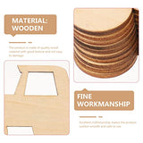 MAGICLULU Car Decor 20pcs Wood Car Unfinished Wood Cutouts unpainted Wooden Slices DIY Unfinished car Cutouts Cutouts Tractor Shaped Wall Hanging MAGICLULU