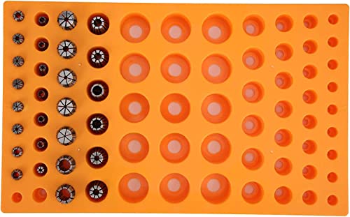 Collet Chuck Storage Tray CNC Milling Cutter Lathe Turing Tools Holder Case Drill Bits Organizer MiguCo