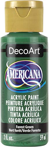 DecoArt Americana Acrylic Paint, 2-Ounce, Forest Green - WoodArtSupply