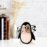 Creative Animal Glasses Holder Handmade Wood Carved Animal Eyeglass Holder Stand Wooden Spectacle Frame Sunglasses Display Stand for Home Table Decor FLAUU