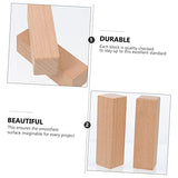 EXCEART 11pcs Seal Unfinished Wooden Block Blank Wood Slices DIY Kits Whittling Blocks for Wooden Whittling Wooden Block for Carving DIY Block Mini EXCEART