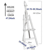 Mont Marte Floor Easel w/Tilt Beech Wood MONT MARTE