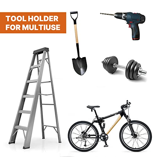 FLEXI RODS Garage Storage Garage Organizer Trimmer Rack Garden Power Tool Hanger for Grass Trimmer, Hedge Trimmer, Garage Wall, Garage Trimmer, FLEXI RODS