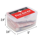 DMI 76-Piece First-Aid Kit, All-Purpose Use for Minor Cuts and Scrapes, Durable Water-Resistant Case, Convenient and Portable, FSA & HSA Eligible DMI