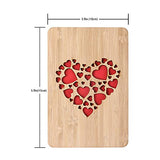 Della Stella | Valentines Day Card | Handmade Bamboo Wooden Anniversary Cards for Wife,Husband,Her,Girlfriend | Wooden Memorable Valentine's Gifts Della Stella