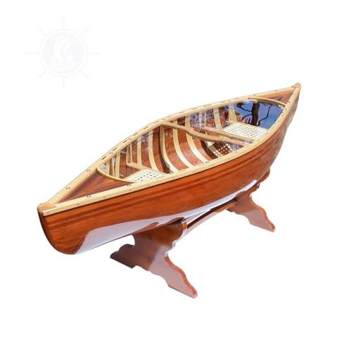 Wooden Boat USA Wooden, 5-Feet Canoe Table, Brown Wooden Boat USA