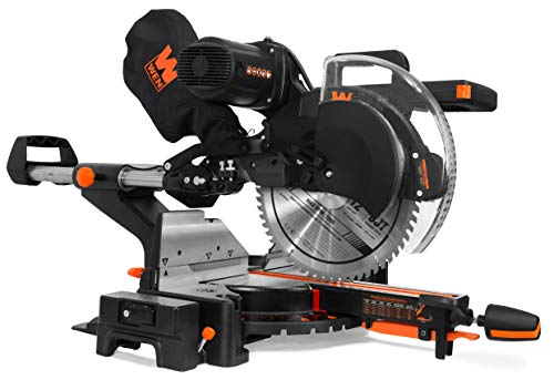 WEN MM1214T 15-Amp 12-Inch Dual Bevel Sliding Compound Miter Saw with Laser WEN