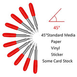 50 Pcs Replacement Blades Compatible with Explore Air /Air2/Air 3 /Maker/Maker 3 Cutting Machines - 10PCS Fine Point Blade, 30PCS Standard Blades and AUNKZL