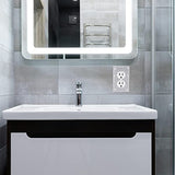 Outlet Covers.2 Pack Shiny Rhinestones Wall Plate Rhinestones Light Switch Cover Decorative Bling Switch Cover Crystal Outlet Covers Decorative Wall Mozeat Lens