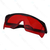 FreeMascot OD 4+ 190nm-550nm Wavelength Laser Safety Glasses for Typical 405nm, 445nm, 450nm,520nm,532nm Laser Light for Hair Removal Laser Treatment FreeMascot