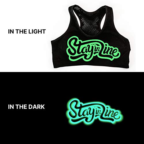 Heat Transfer Vinyl Glow in Dark Iron on Vinyl 9 Pack 12"x 10" PU HTV Luminous Fluorescent Color for Shirts(Glow in Dark) SHOYISI