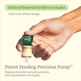 Lifelines Scent-Infused Meditative Fidget Stones 2-Pack & Essential Oil Set, Portable Essential Oil Diffuser with Individual Walk in The Woods: Lifelines