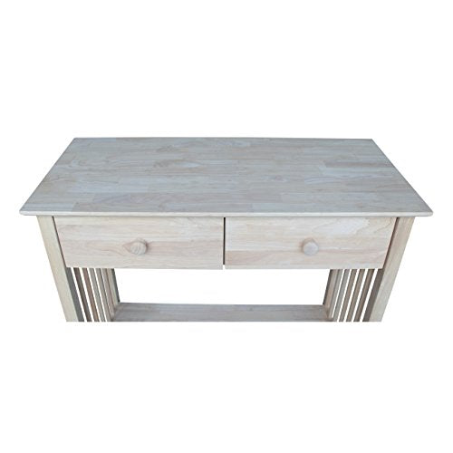 International Concepts Mission Styled Server and Console Table, Unfinished IC International Concepts