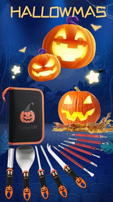 WeKit Pumpkin Carving Kit for Adults & Kids with Professional Detail Sculpting Tools11 PCS WeKit
