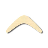 Unfinished Wood Boomerang Wood Shape - Craft - up to 24" DIY 8" / 1/8" 24 Hour Crafts