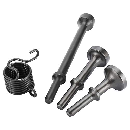 KUNTEC 4 Pcs Smoothing Pneumatic Air Hammer Pneumatic Chisel Bits Tools Kit KUNTEC