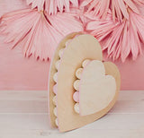 Wooden Heart Cutouts for Crafts 16 inch, 1/4 inch Thick, Pack of 1 Unfinished Heart Shaped Wooden Cutouts, by Woodpeckers Woodpeckers